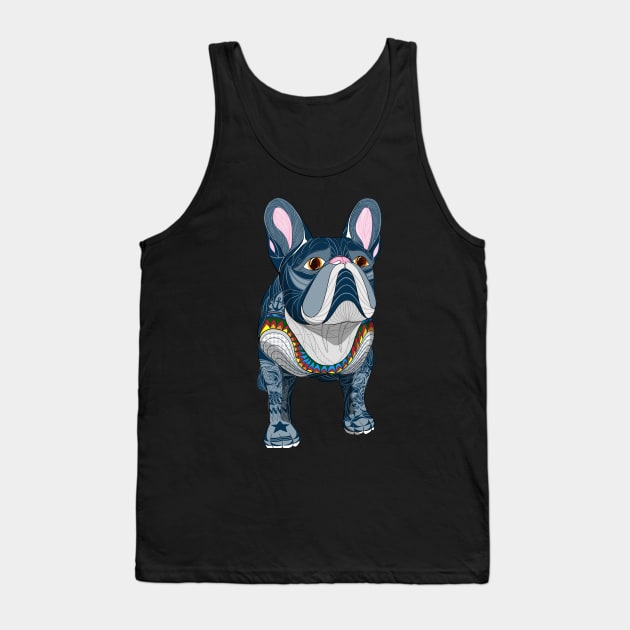 Bulldog Frances Tank Top by ladinoariel